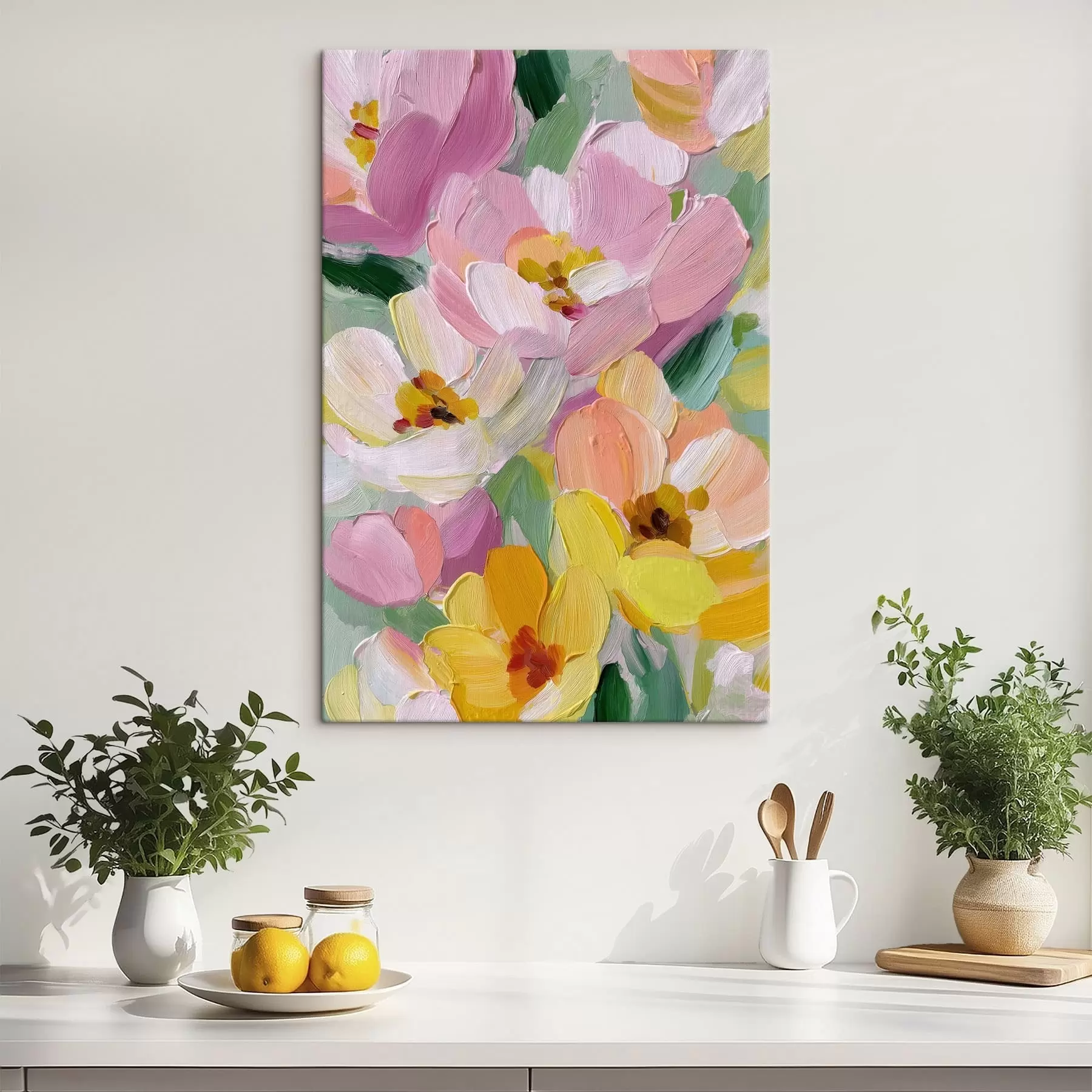 murales de pared Flores brillantes s48647