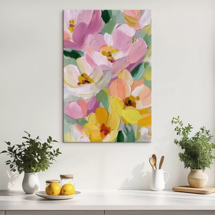 murales de pared Flores brillantes s48647