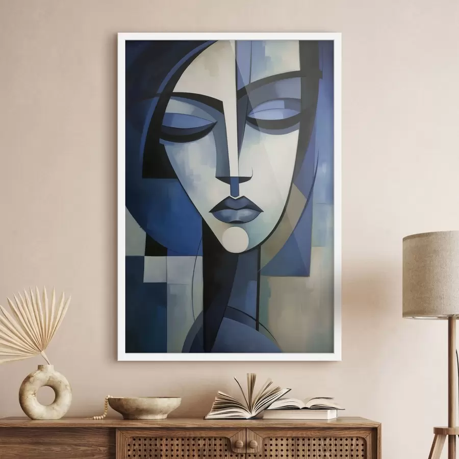 murales de pared Cara abstracta f48660