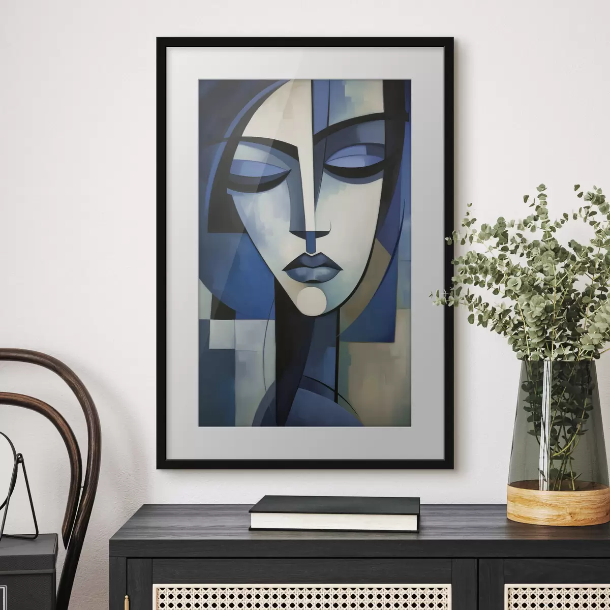 Poster Sueño en azul profundo f48660