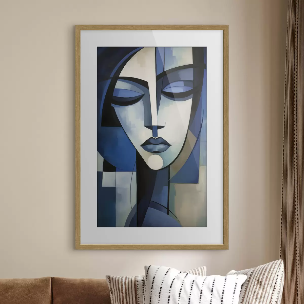 Poster Sueño en azul profundo f48660