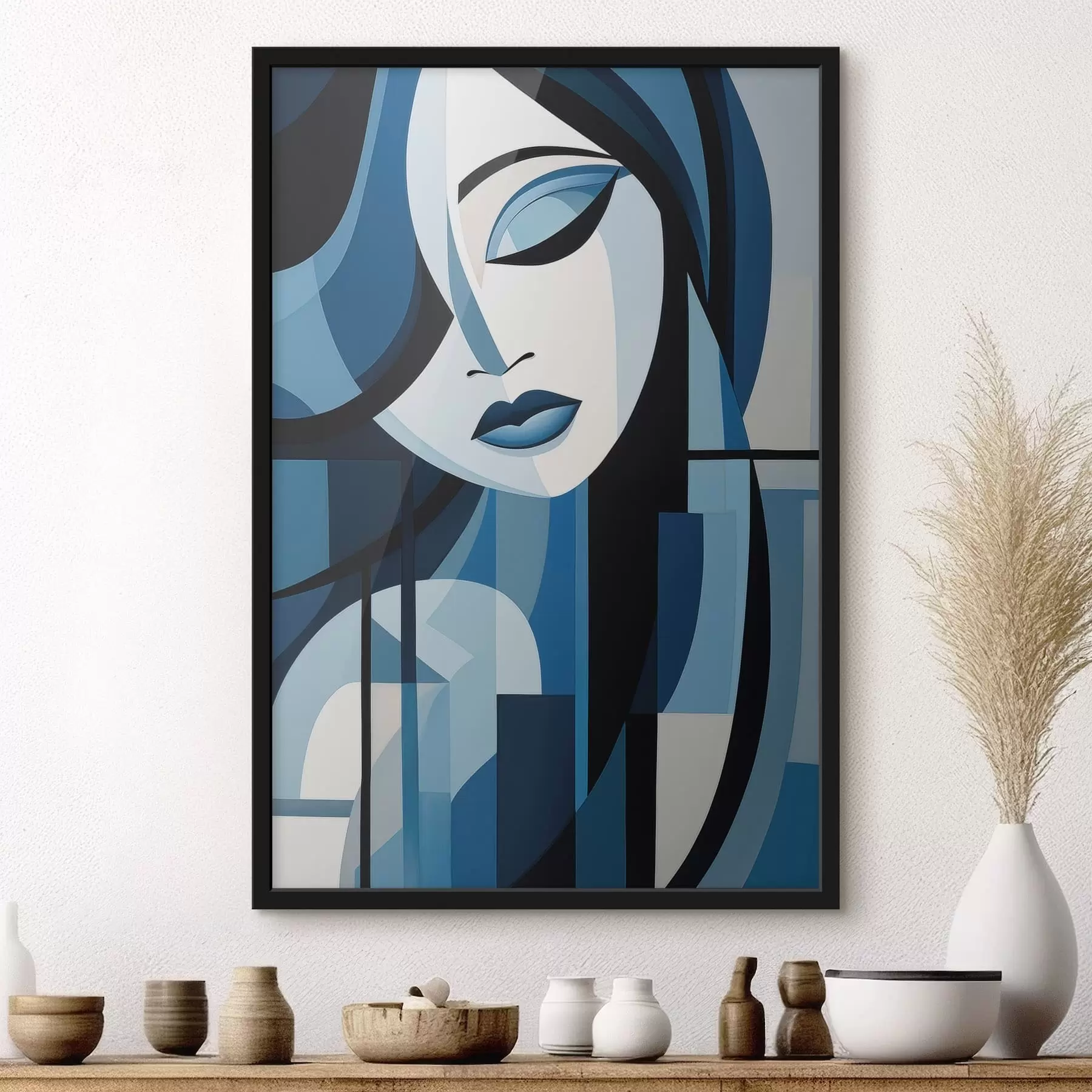 murales de pared Cara abstracta f48661