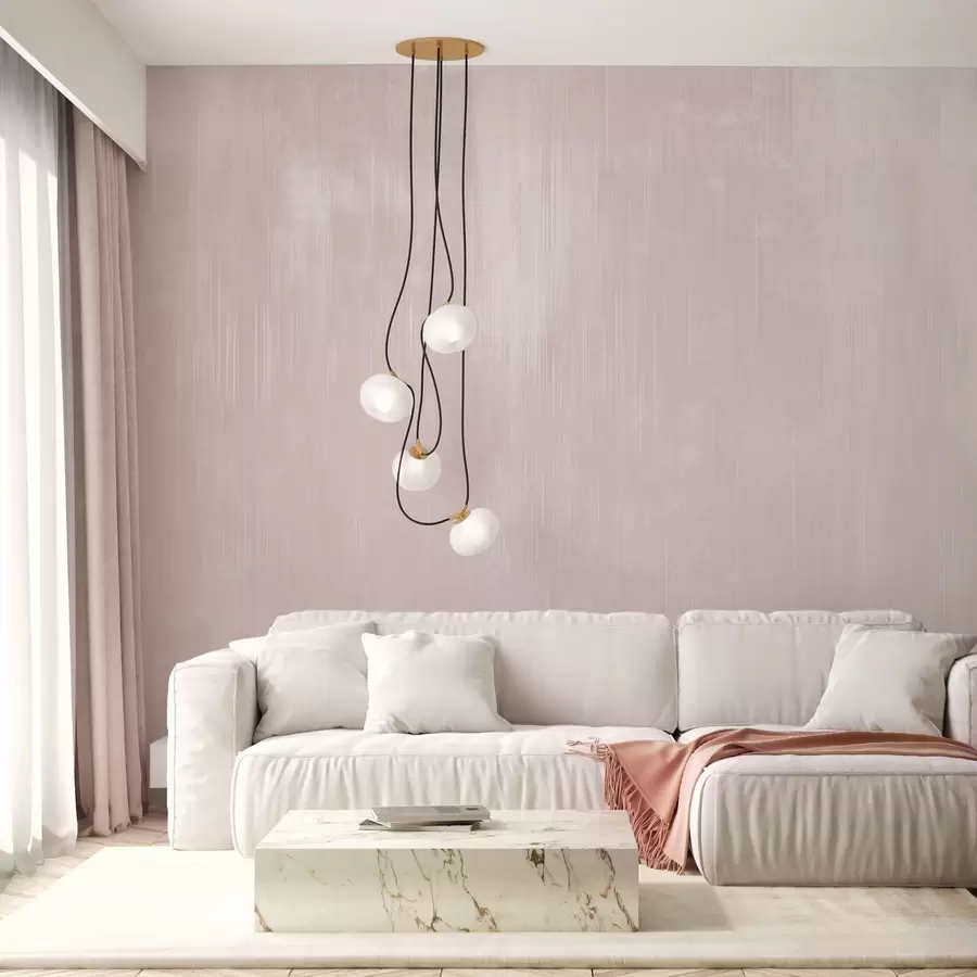 murales de pared Fondo rosa suave con una delicada textura vertical w05121v2