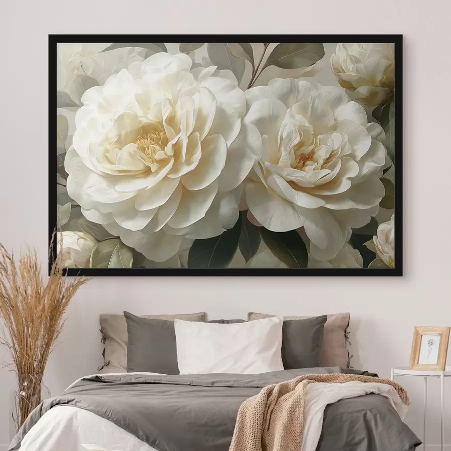 murales de pared Rosas color marfil f48629