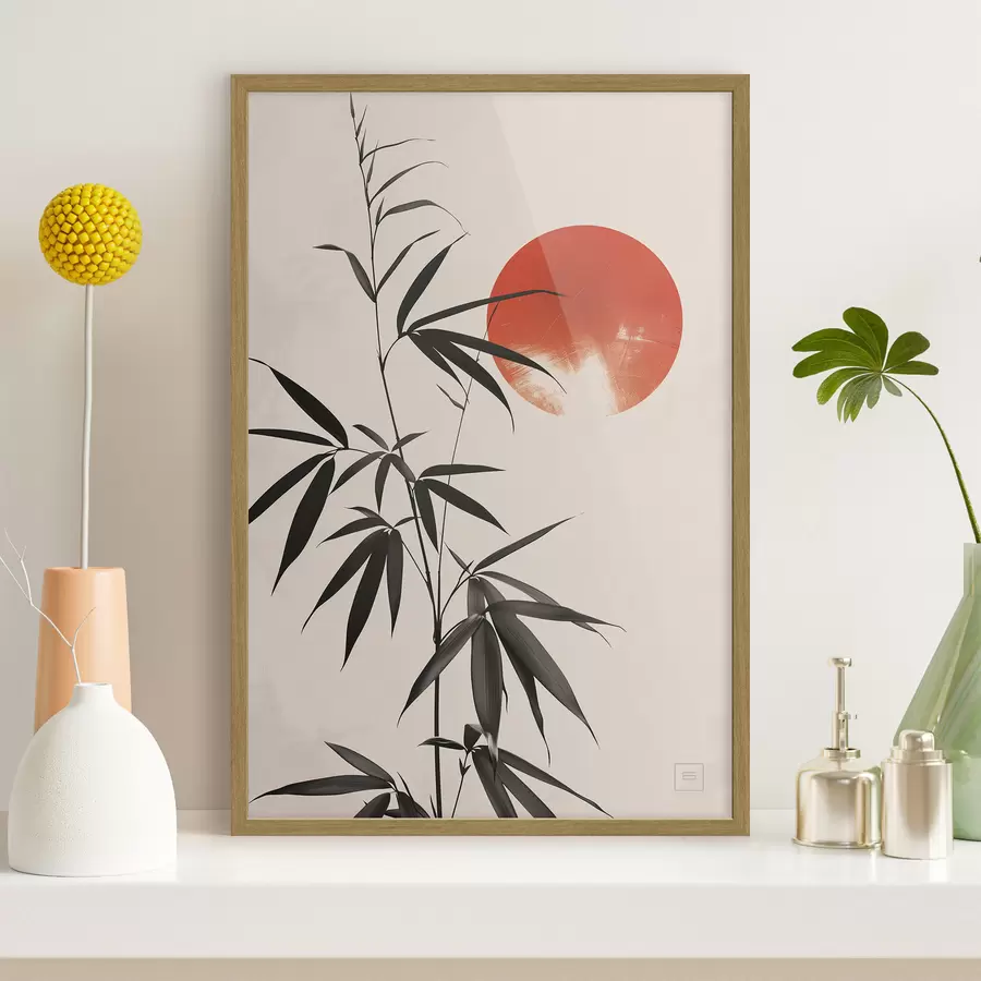 murales de pared Paisaje japonés bajo el sol f48630