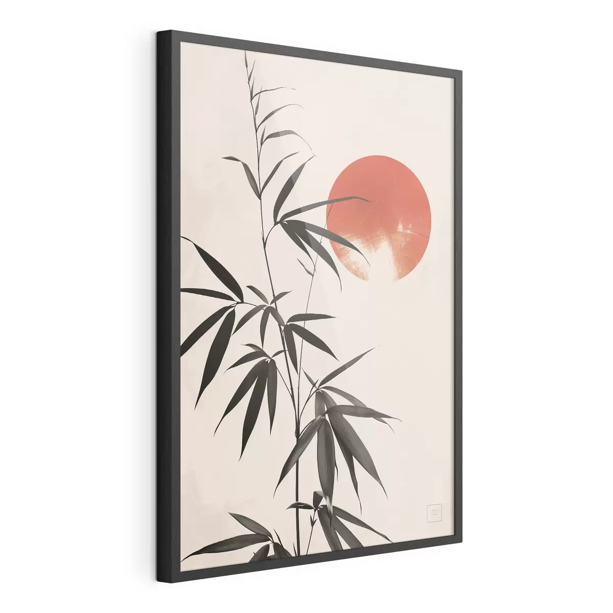 Poster Paisaje japonés bajo el sol f48630