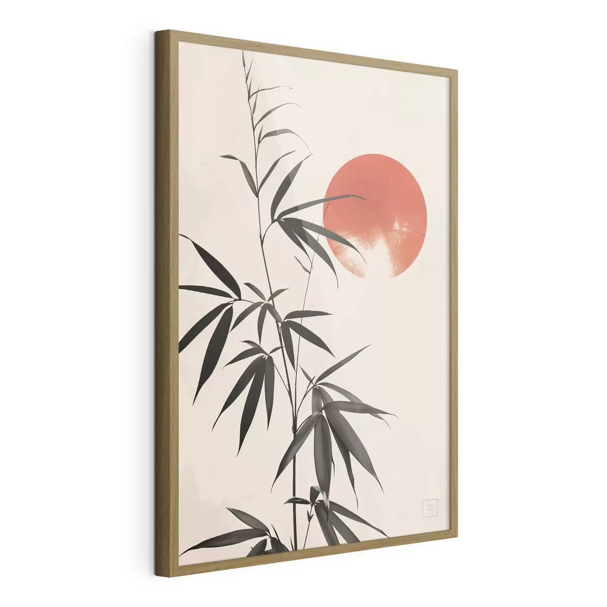 Poster Paisaje japonés bajo el sol f48630
