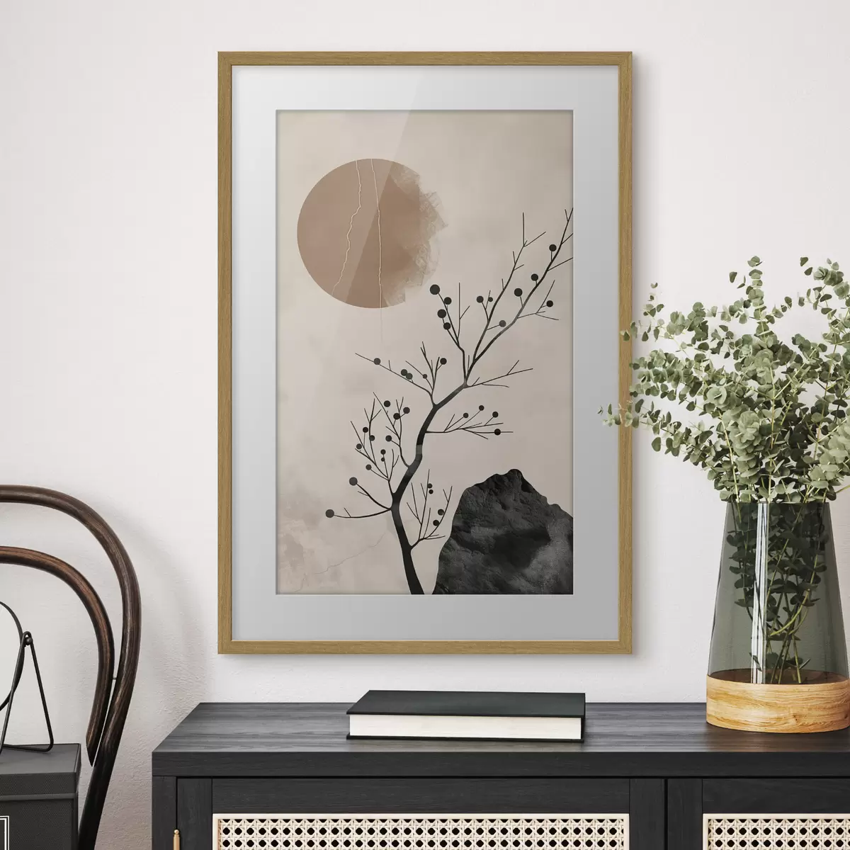 Poster Estilo japonés, serenidad y equilibrio f48631