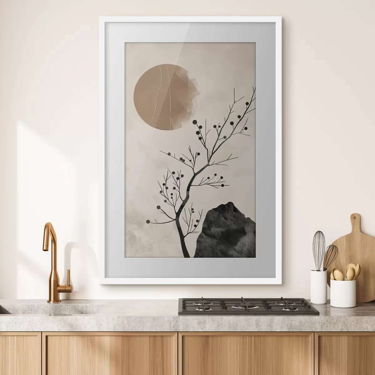 Poster Estilo japonés, serenidad y equilibrio f48631