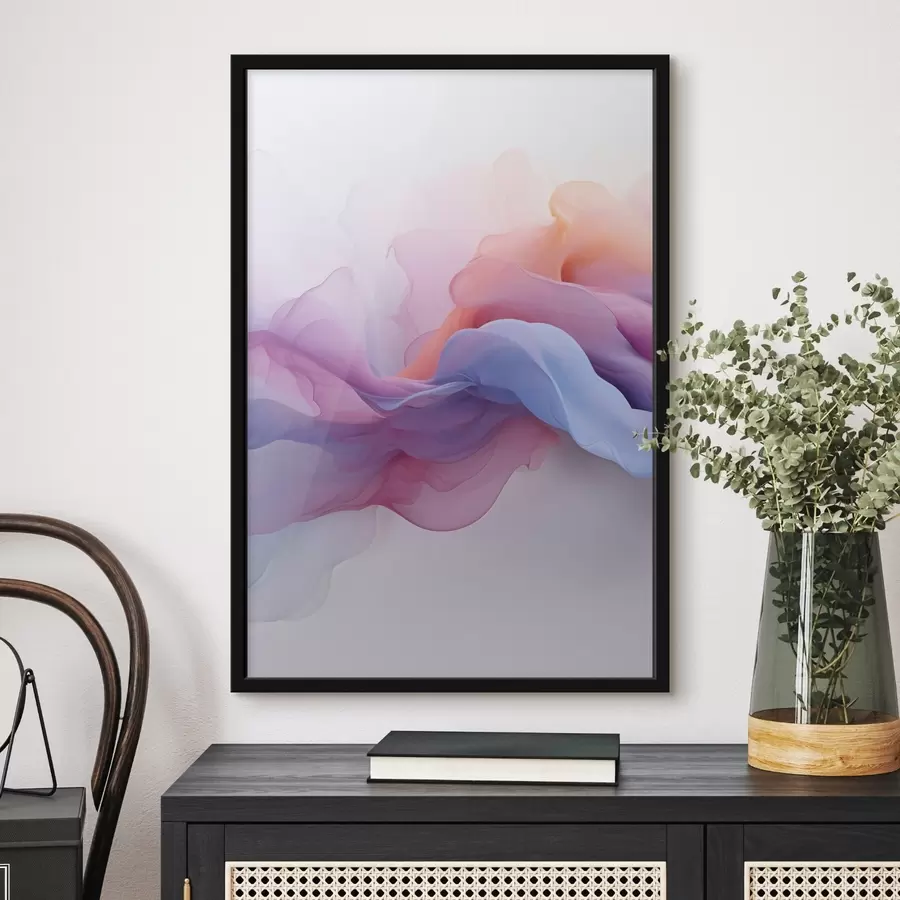 murales de pared Resumen: rosa y morado f48637