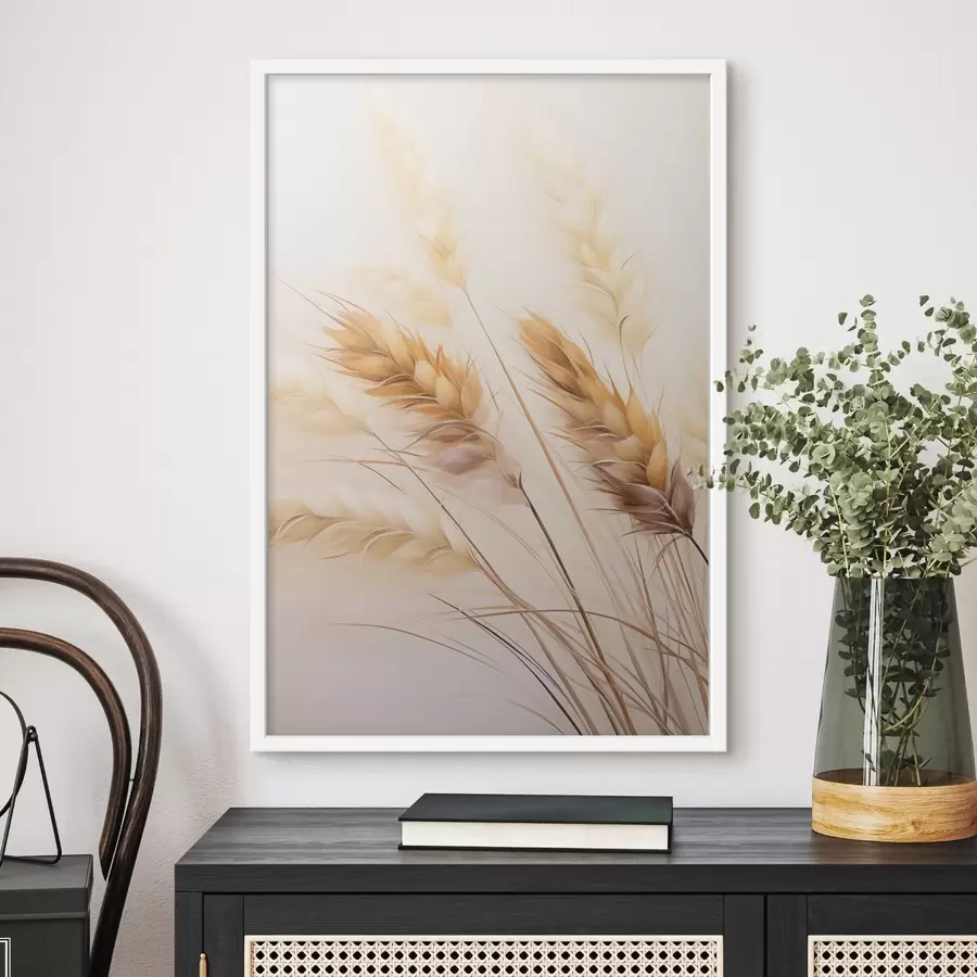 murales de pared Hierbas secas, al estilo escandinavo f48640