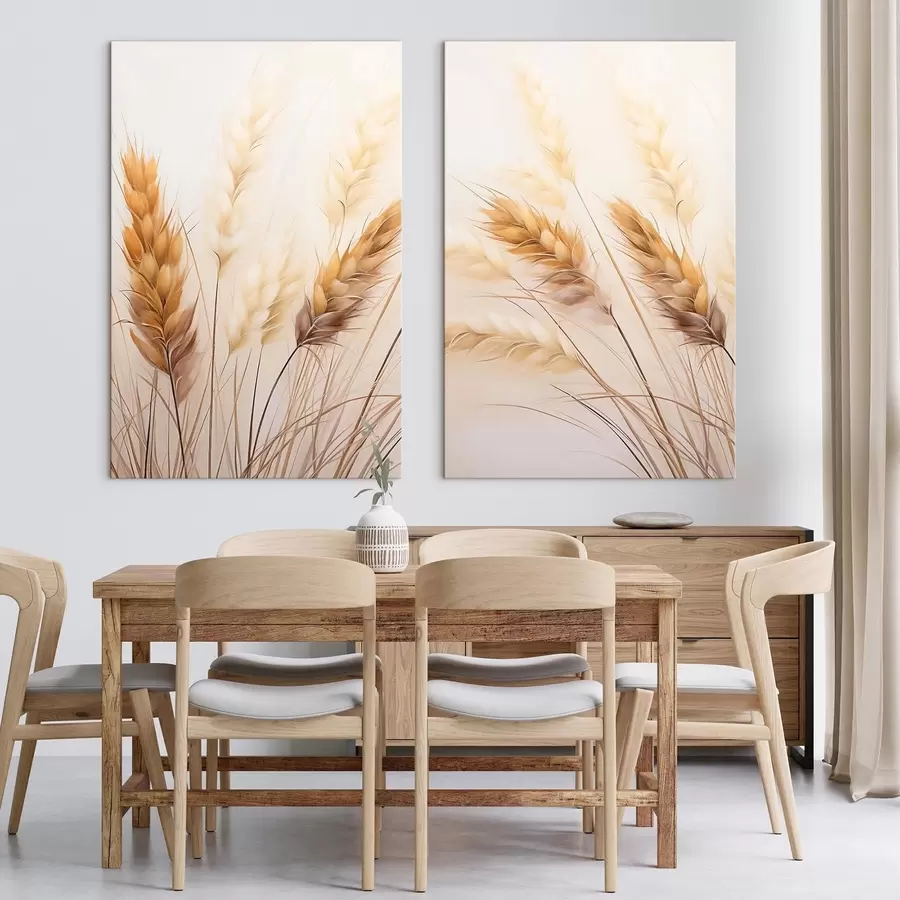 murales de pared tonos de hierba, tonos cálidos m30283