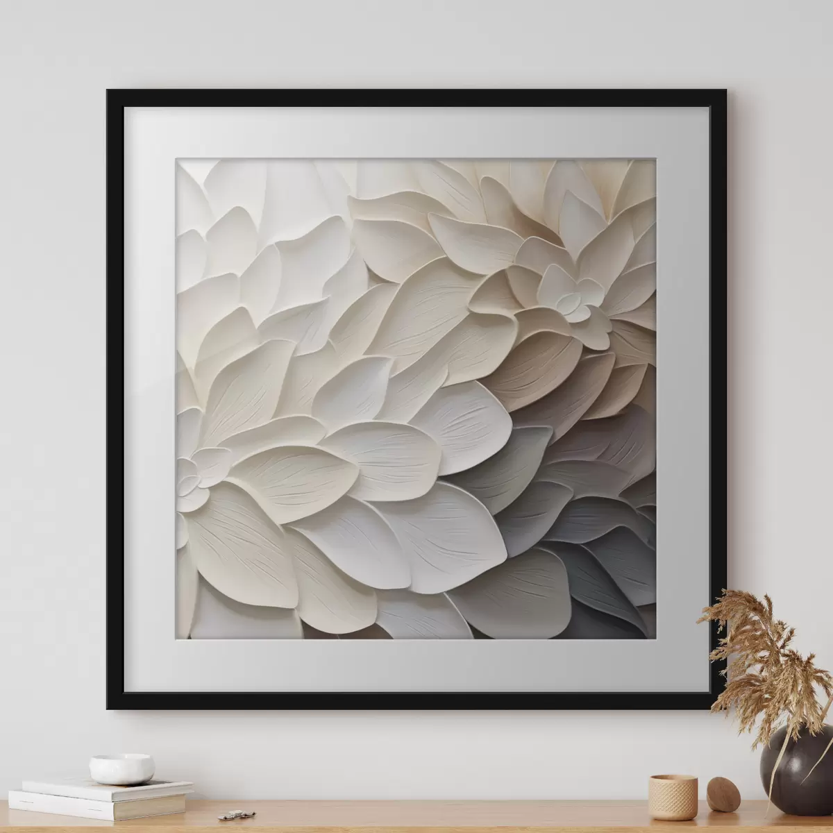 Poster Pétalos abstractos: imitación de una pintura f48677