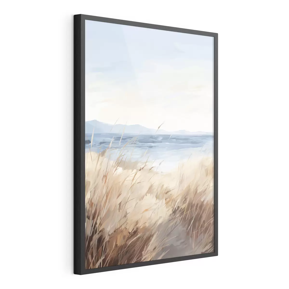Poster Pintura que imita un paisaje costero f48678