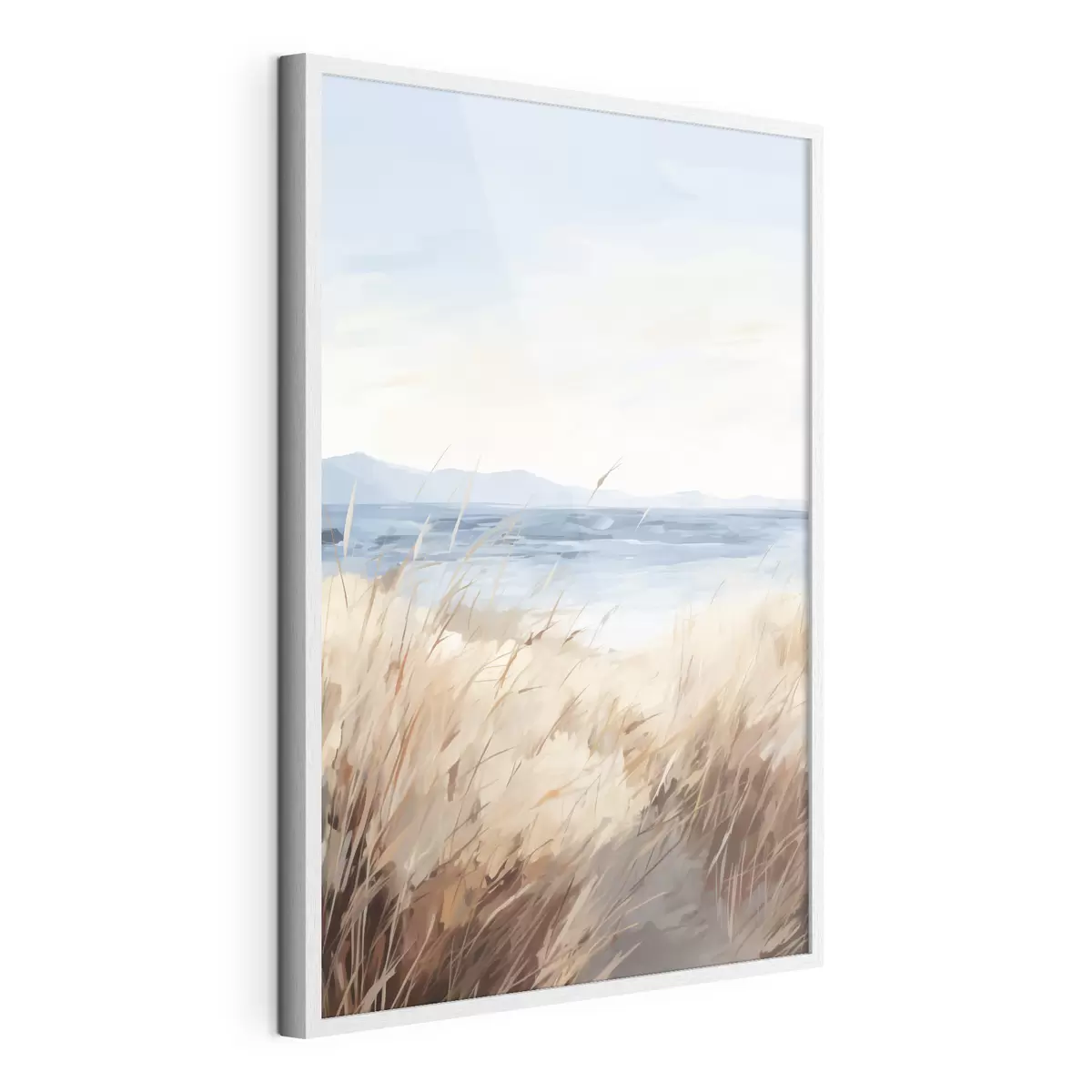 Poster Pintura que imita un paisaje costero f48678