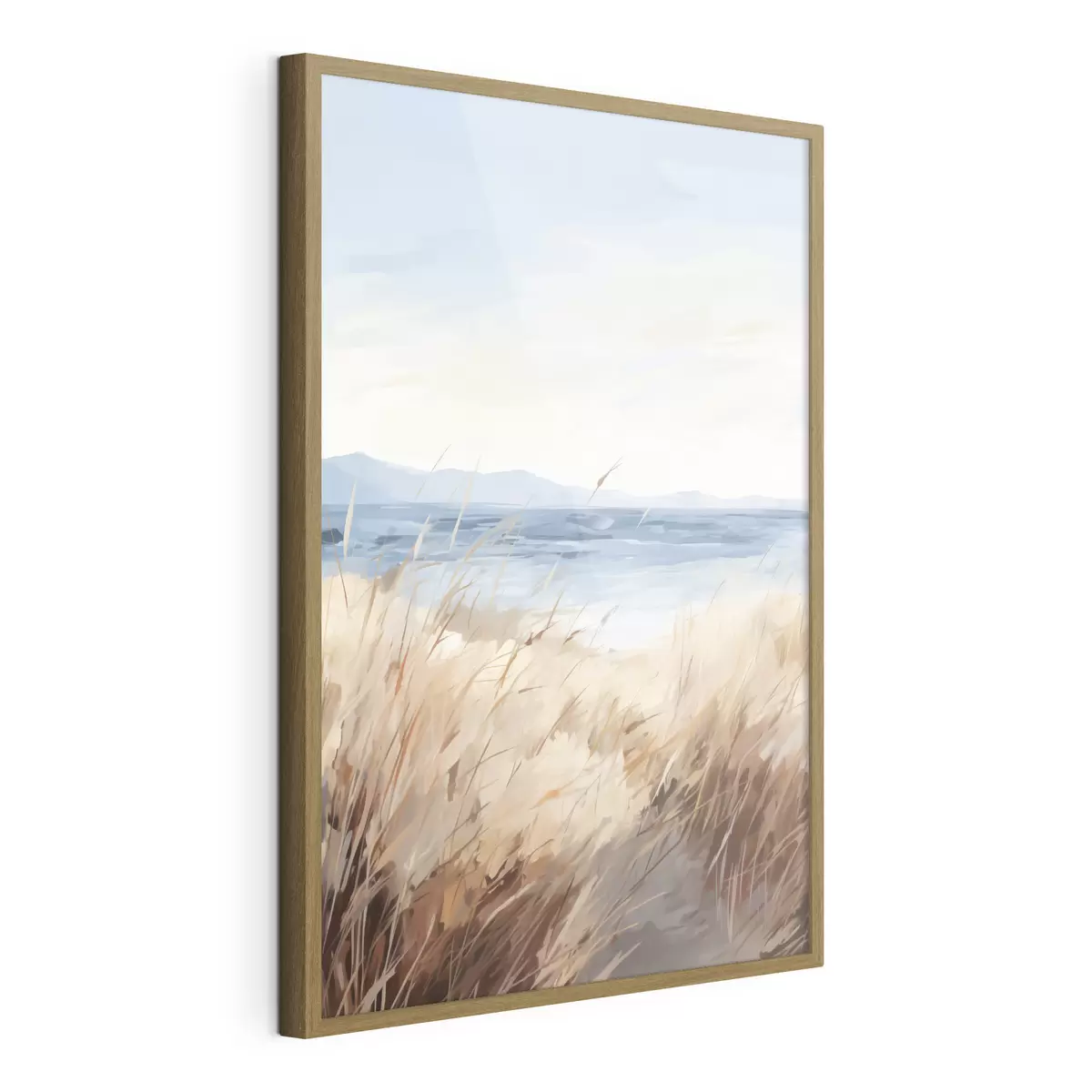 Poster Pintura que imita un paisaje costero f48678