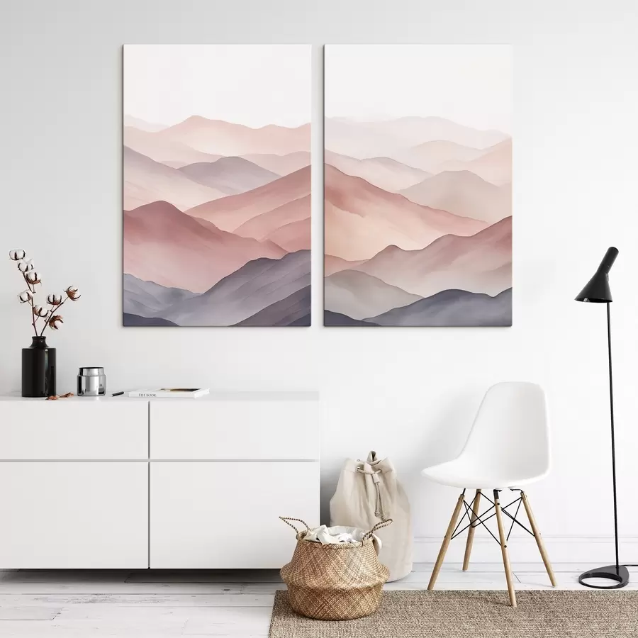 murales de pared paisaje de montaña m30298