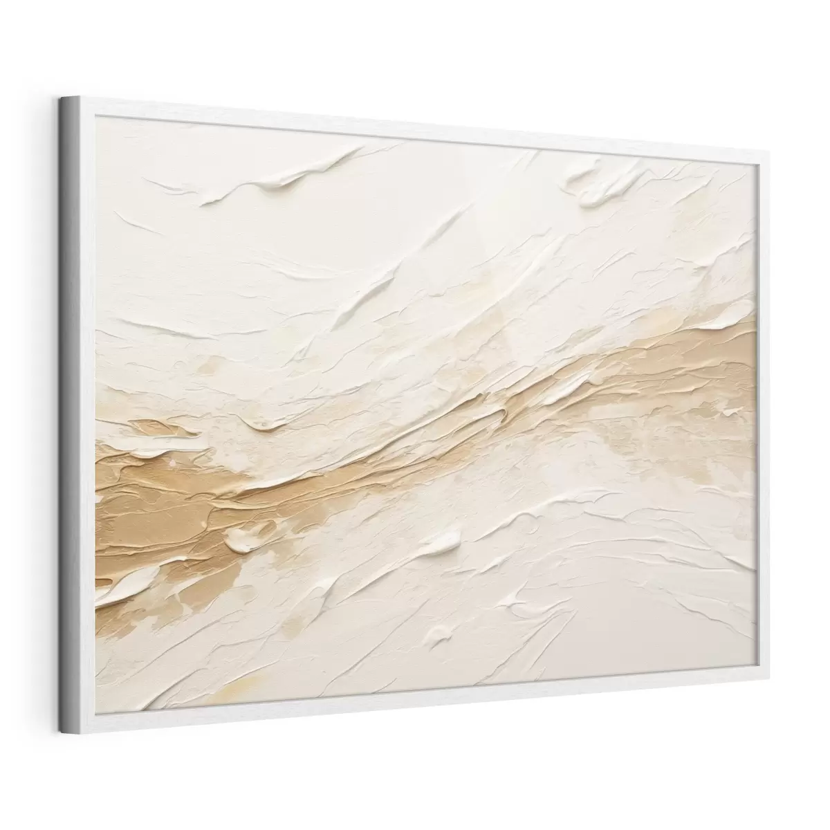 Poster Textura ligera con pinceladas y degradados en tonos beige f48616