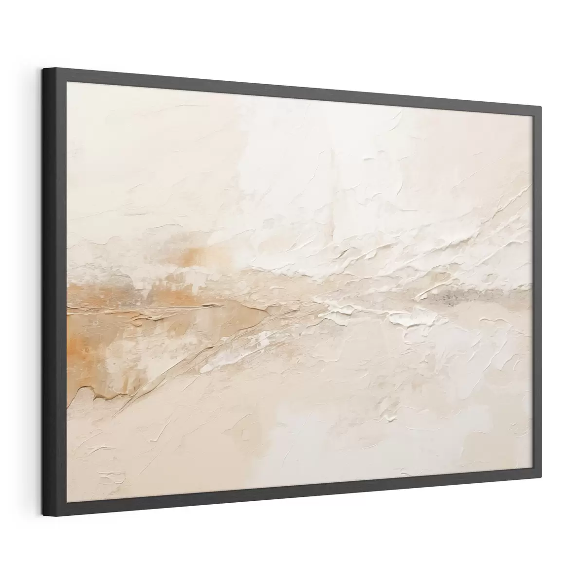 Poster Textura abstracta con trazos en tonos beige cálidos f48625