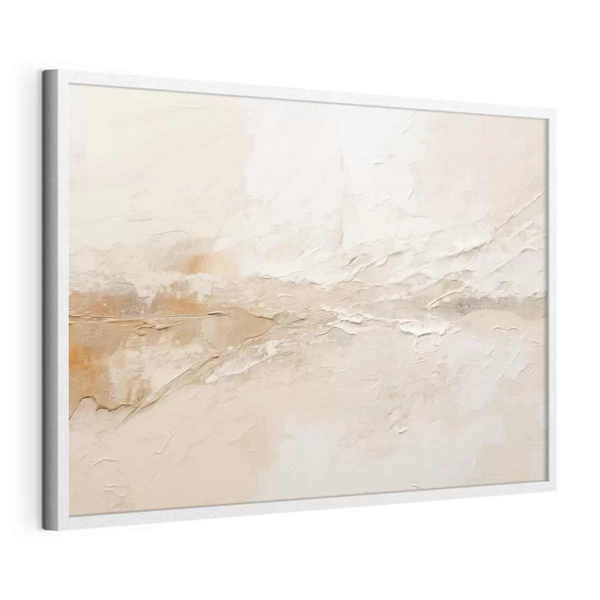 Poster Textura abstracta con trazos en tonos beige cálidos f48625