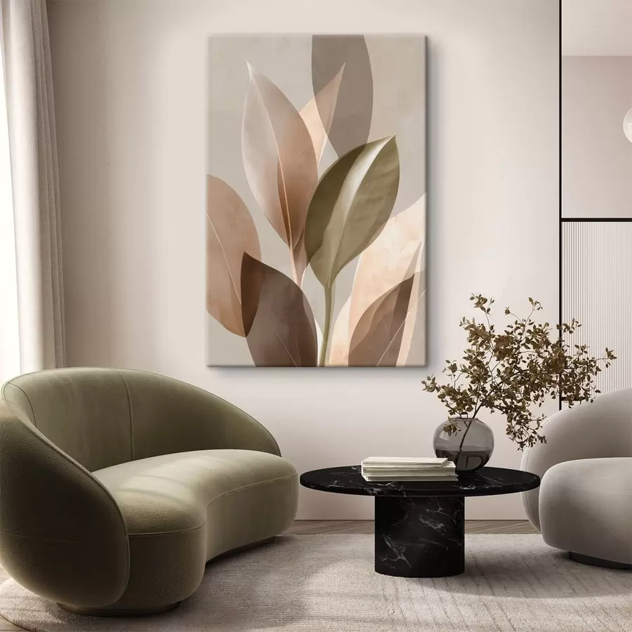 murales de pared Hojas abstractas s48610