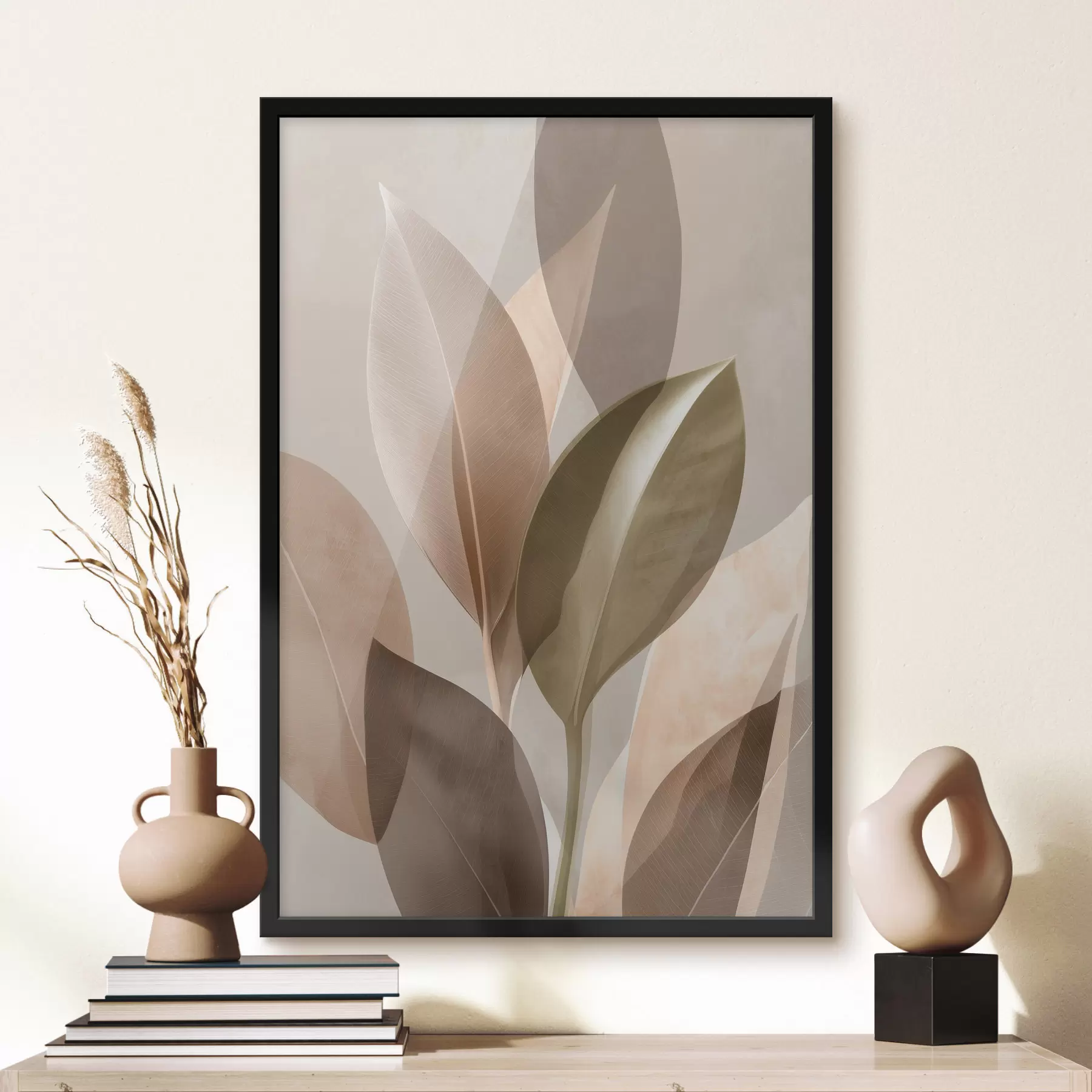 murales de pared Hojas abstractas f48610