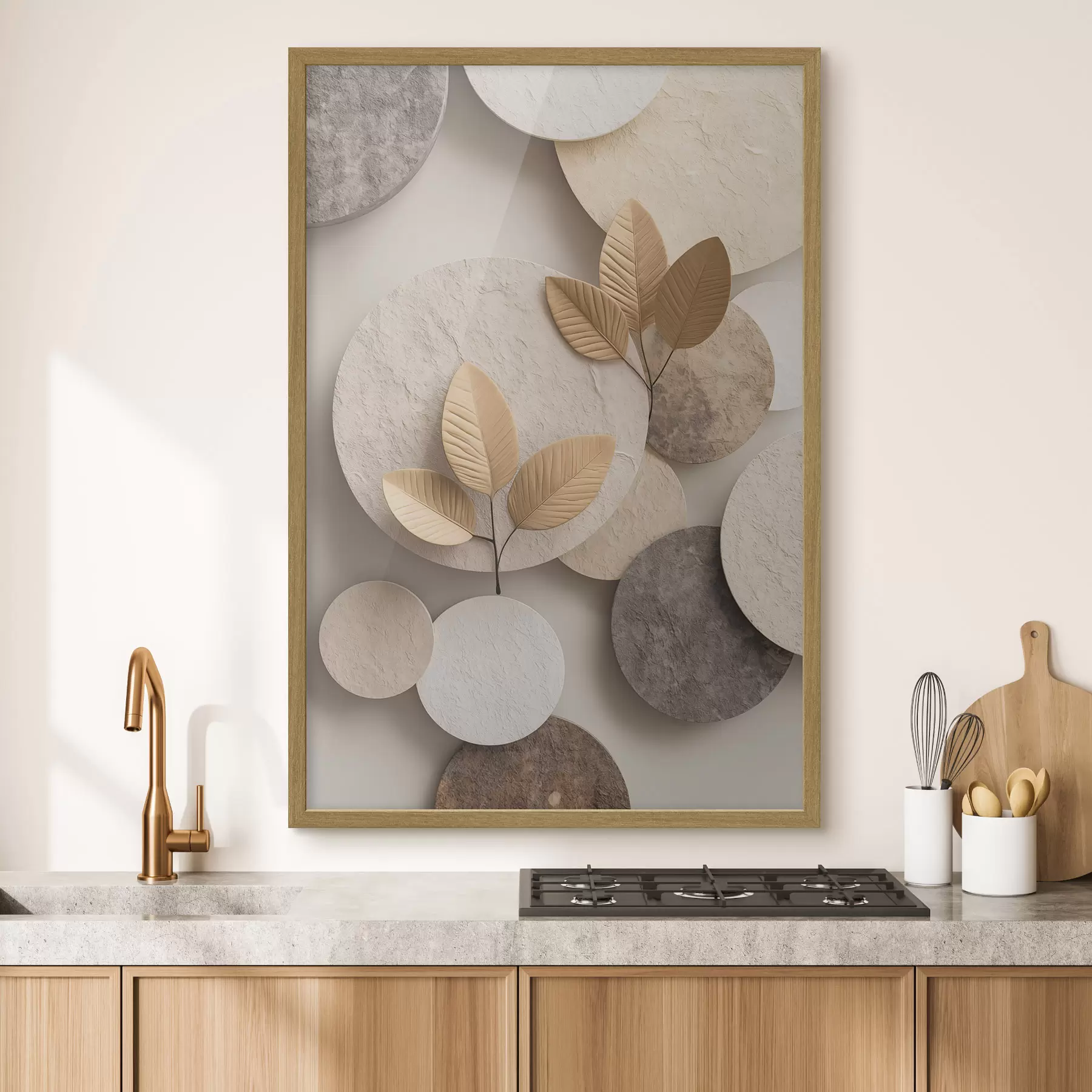 murales de pared Hojas en equilibrio f48692