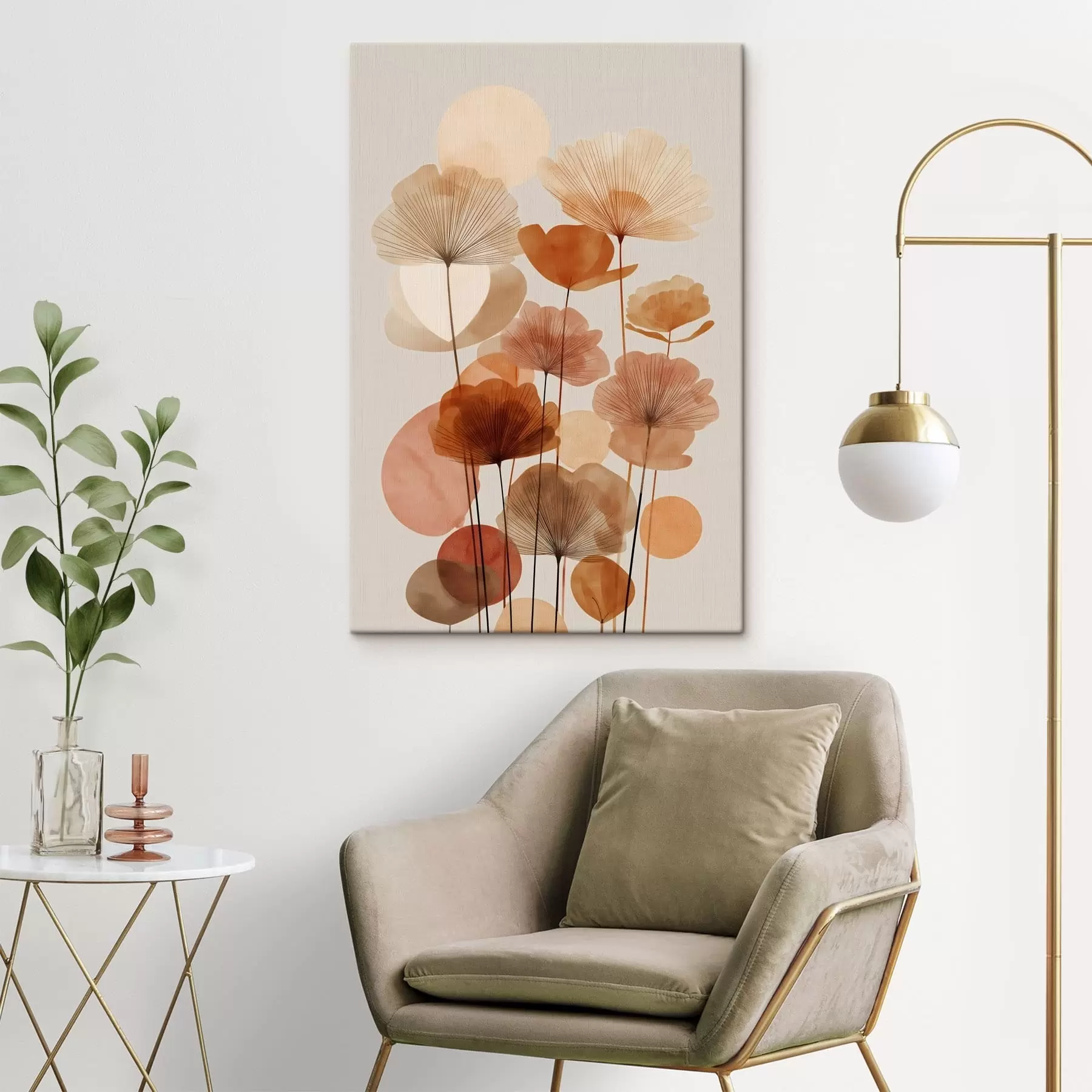 murales de pared Flores boho s48706