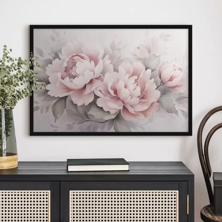 murales de pared Peonías f48702