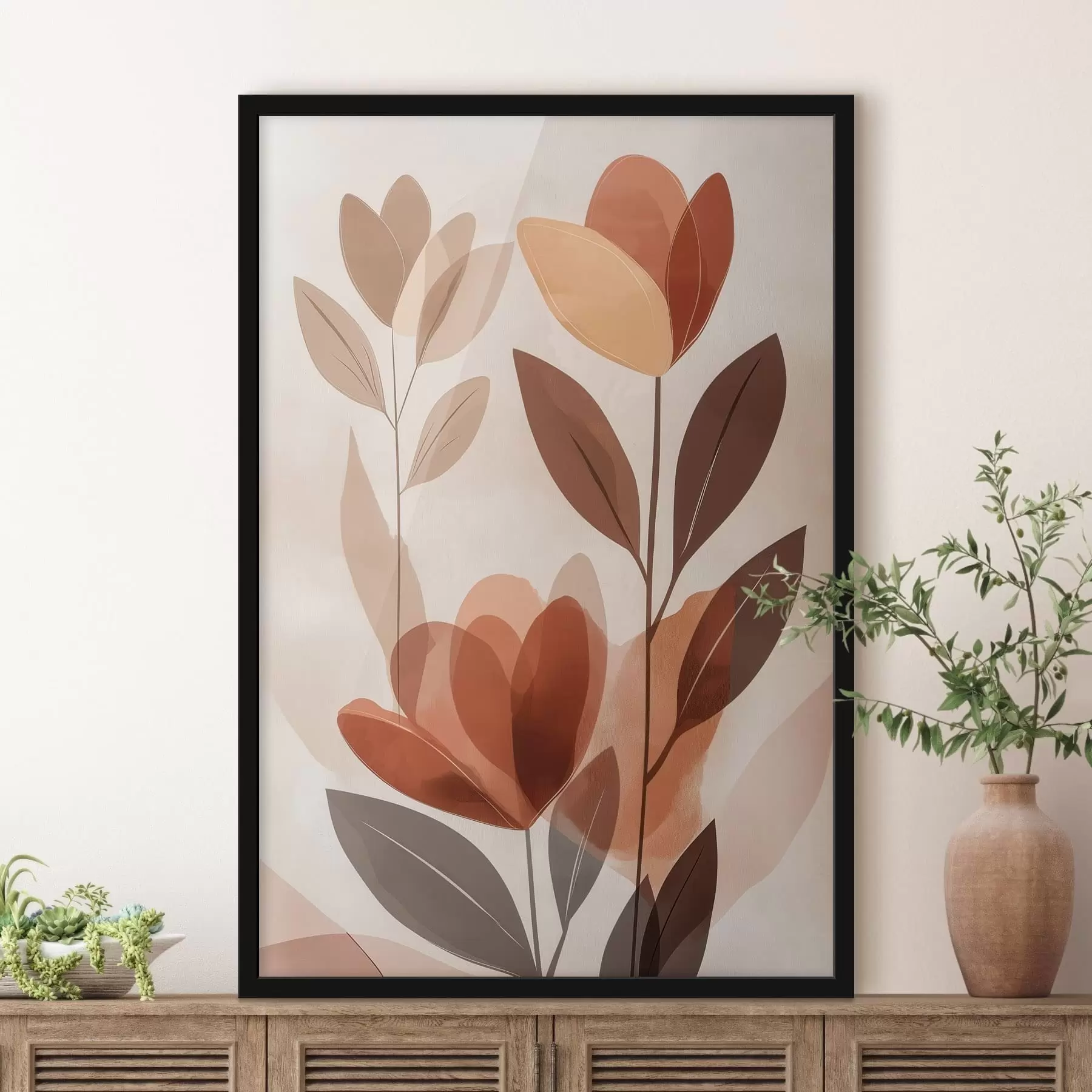 murales de pared Flores boho f48713