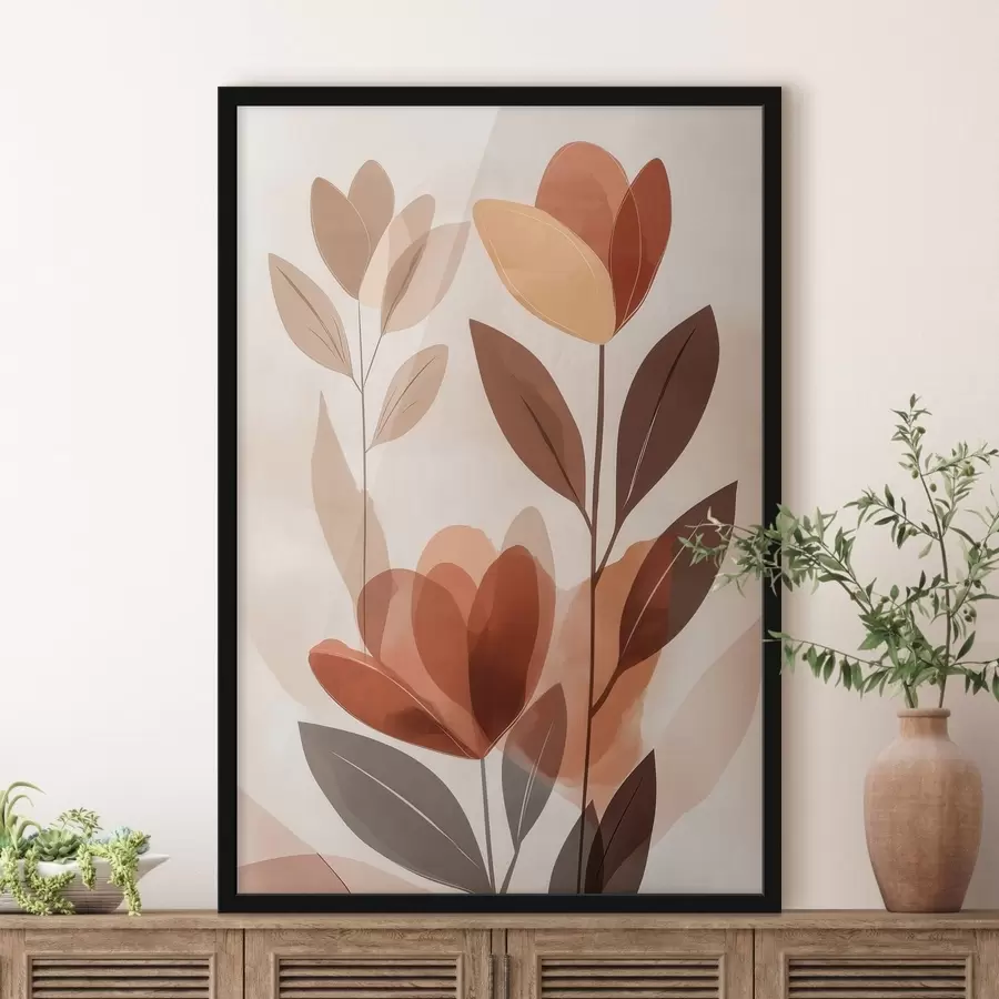 murales de pared Flores boho f48713