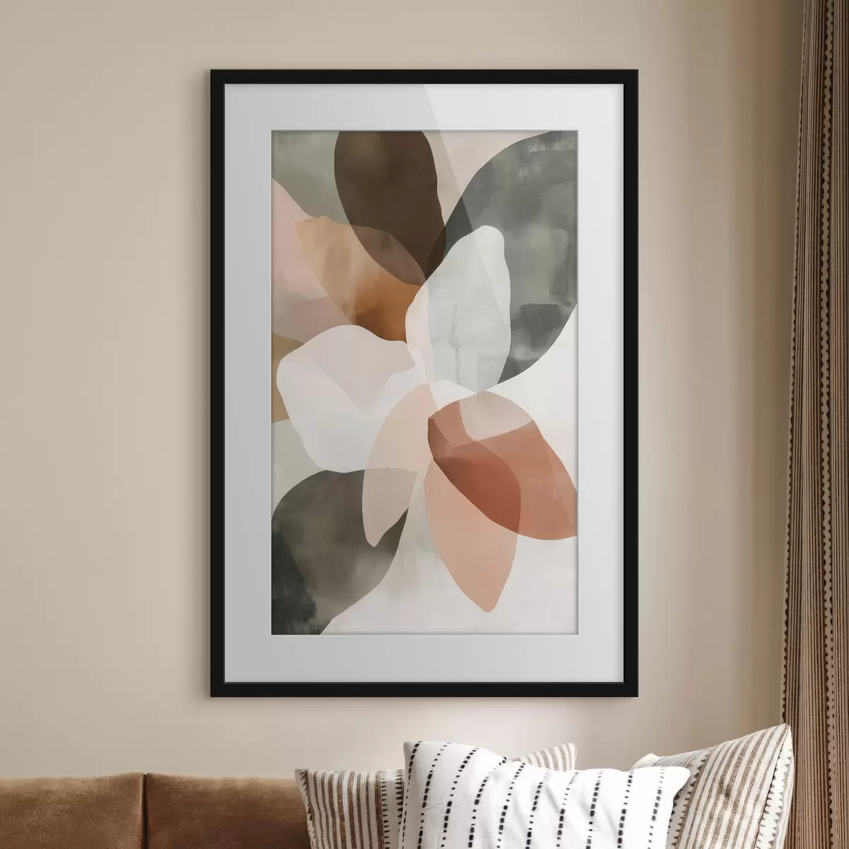 Poster flores abstractas f48714