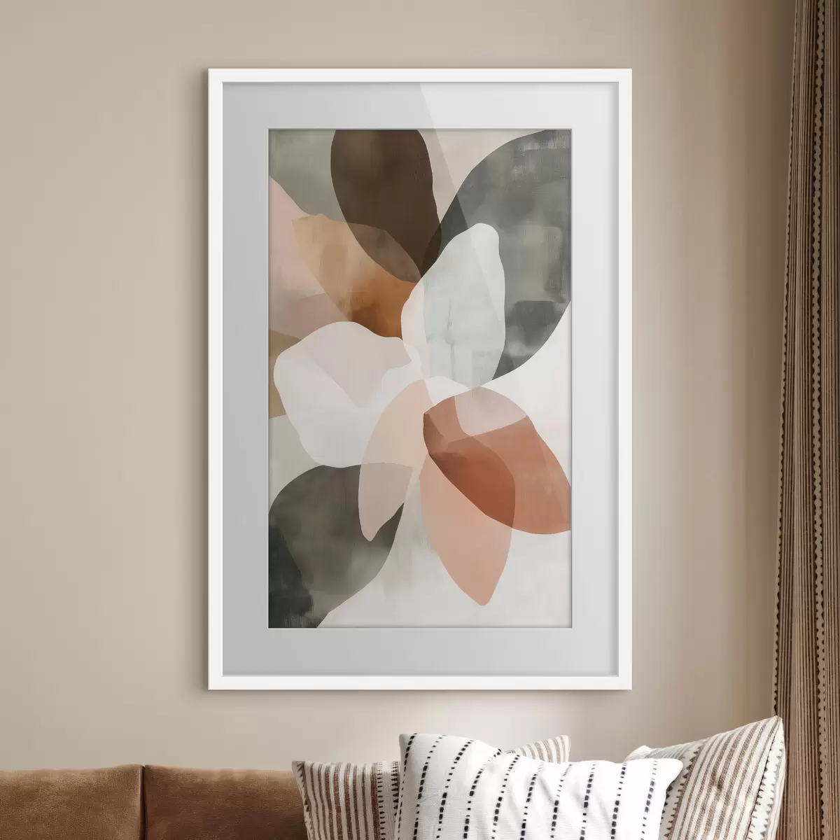 Poster flores abstractas f48714