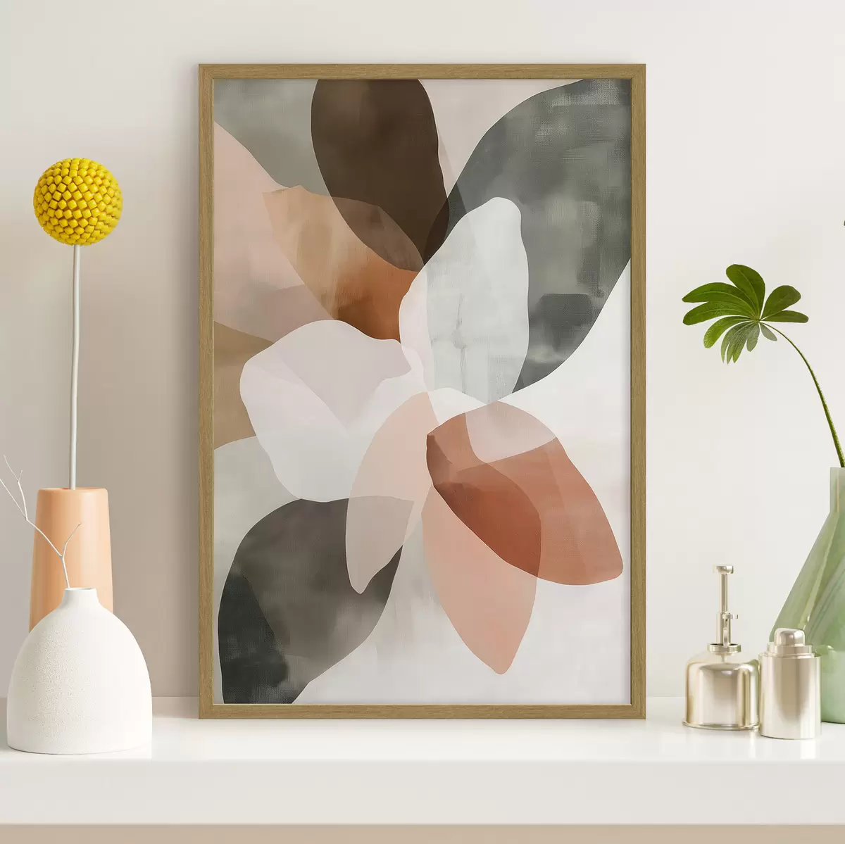 Poster flores abstractas f48714