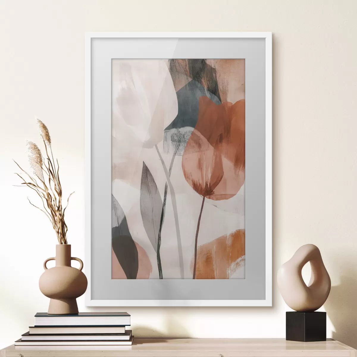 Poster flores abstractas f48715