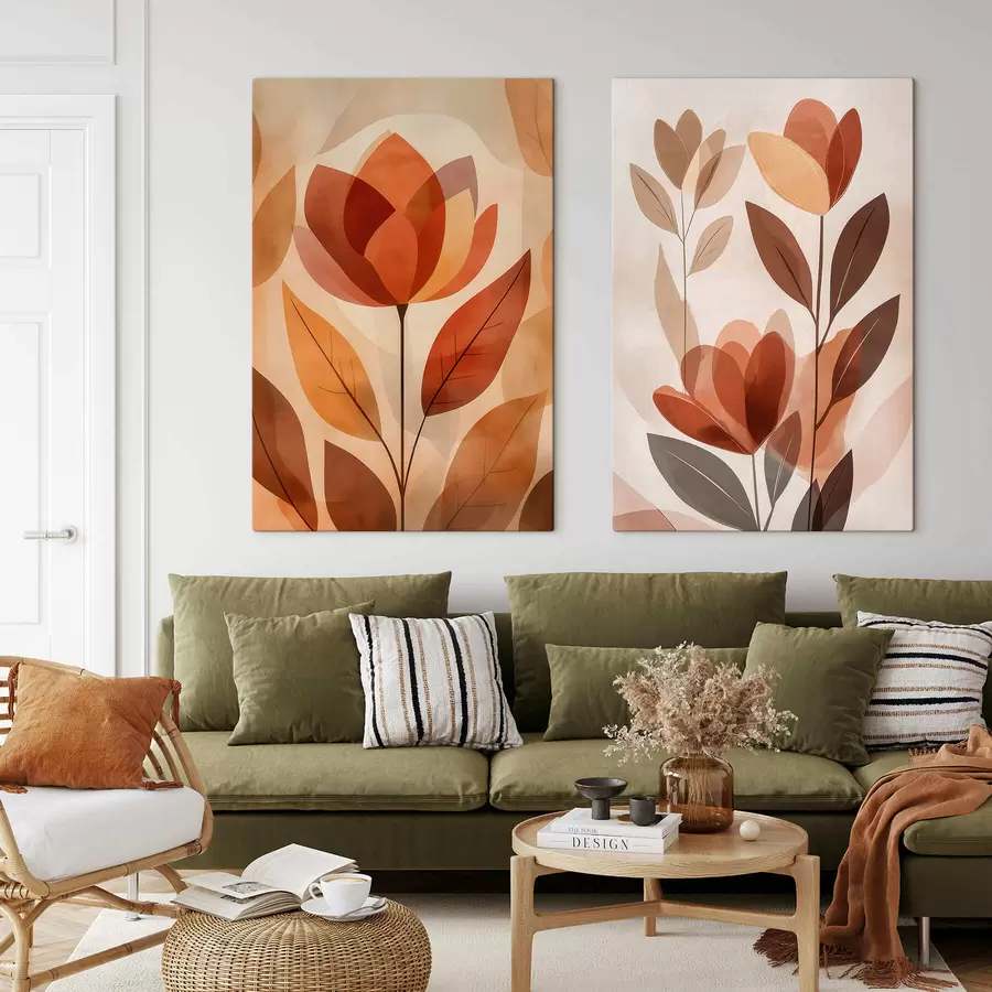 murales de pared Flores boho m30308