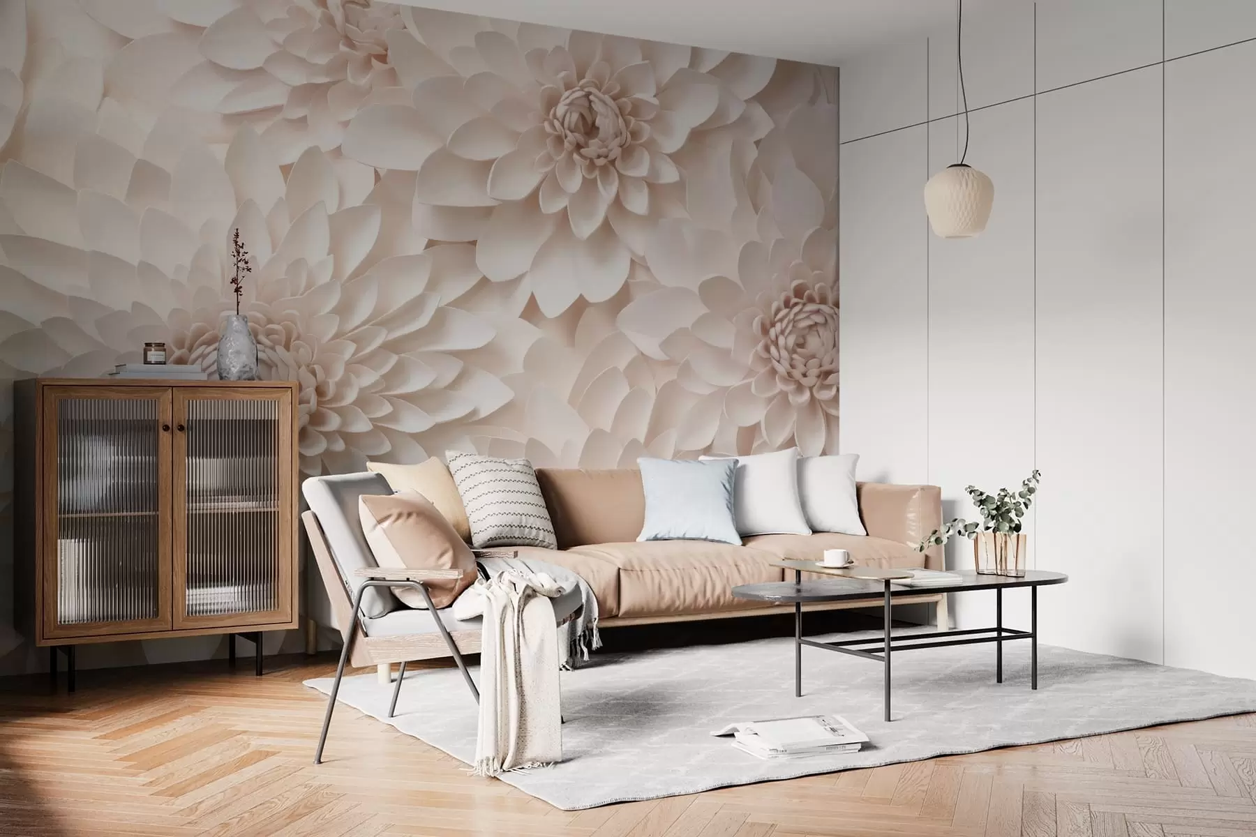 murales de pared Flores grandes w05483