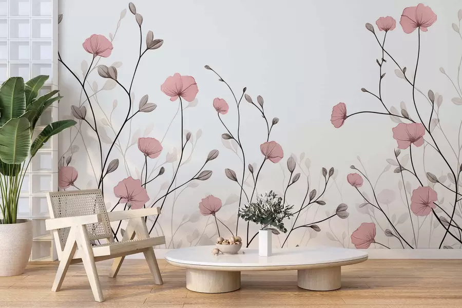 murales de pared Flores silvestres w05485