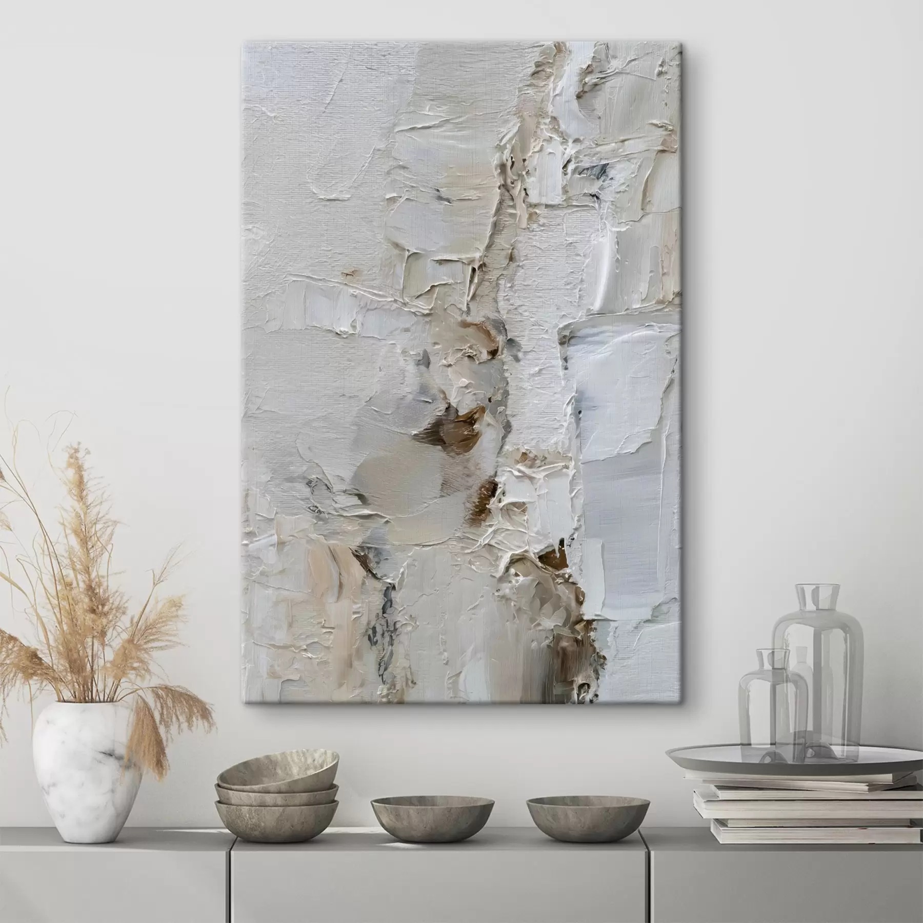 murales de pared pinceladas amplias y abstractas en tonos pastel s48779