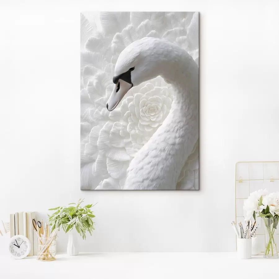 murales de pared un cisne elegante s48781
