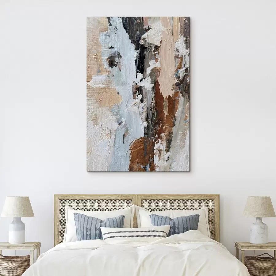 murales de pared abstracción expresiva; imitación de la pintura s48783