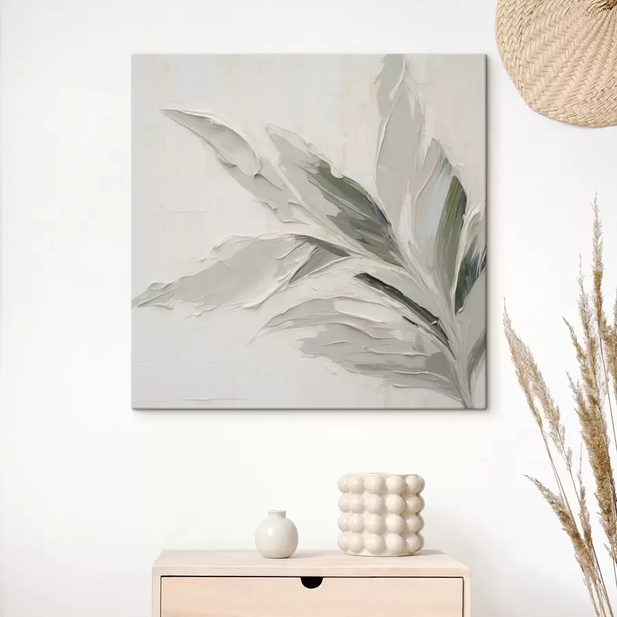 murales de pared Pintura abstracta que imita la vegetación s48771