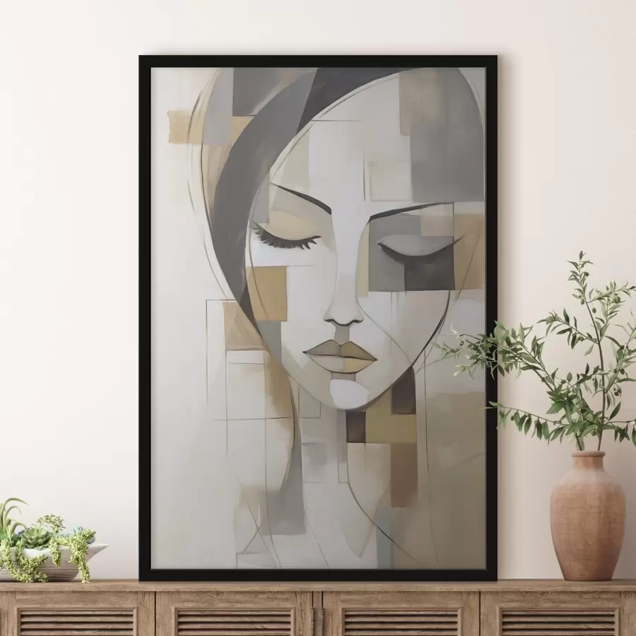 murales de pared Retrato abstracto f48762