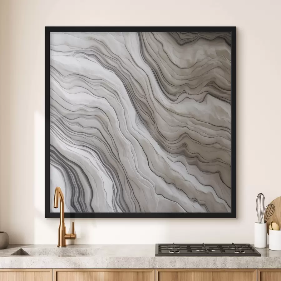 murales de pared Resumen con líneas suaves f48770