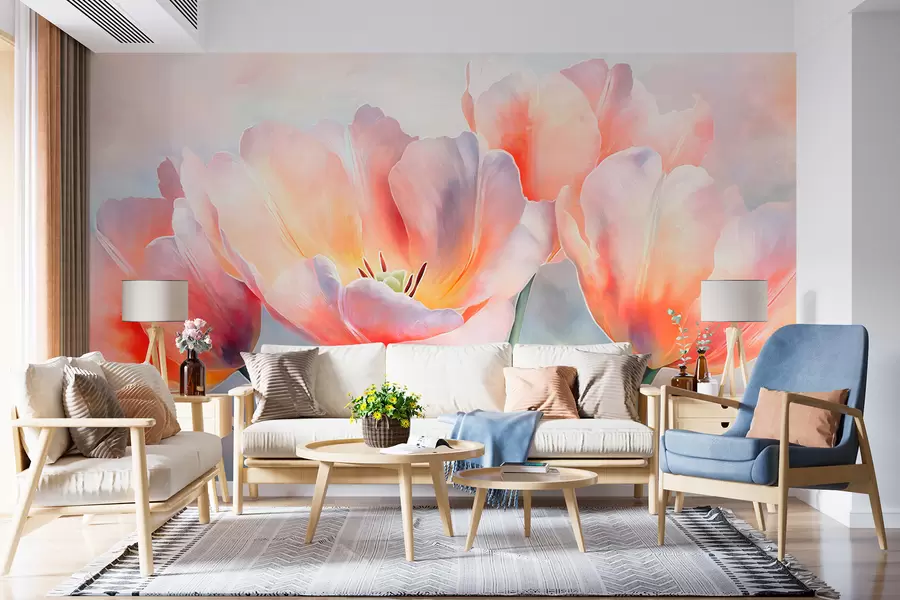 murales de pared Tulipanes w05467