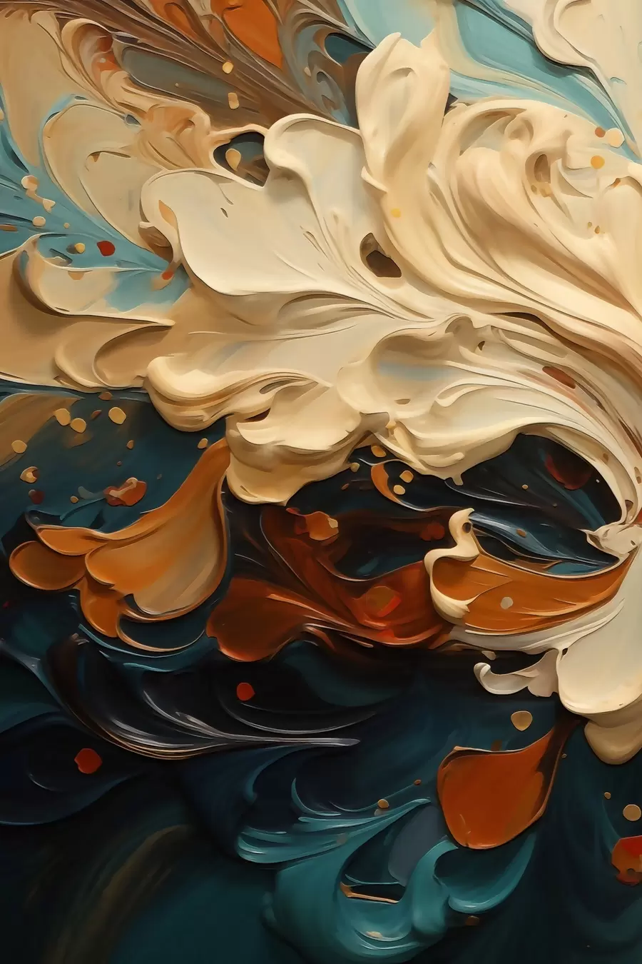 murales de pared Energía ardiente s48912