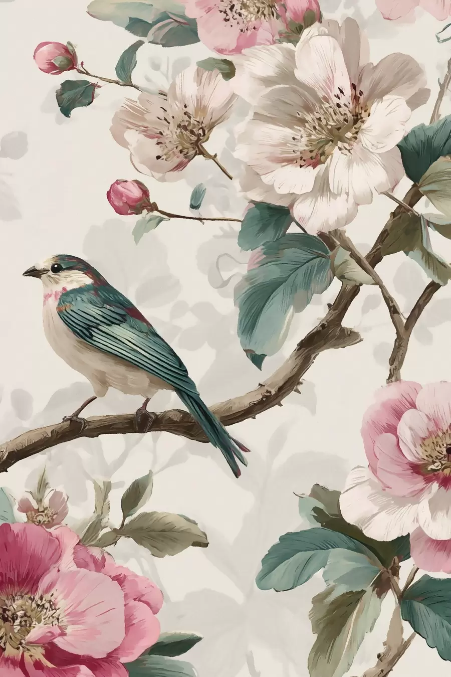 murales de pared Armonía de la floración s48915