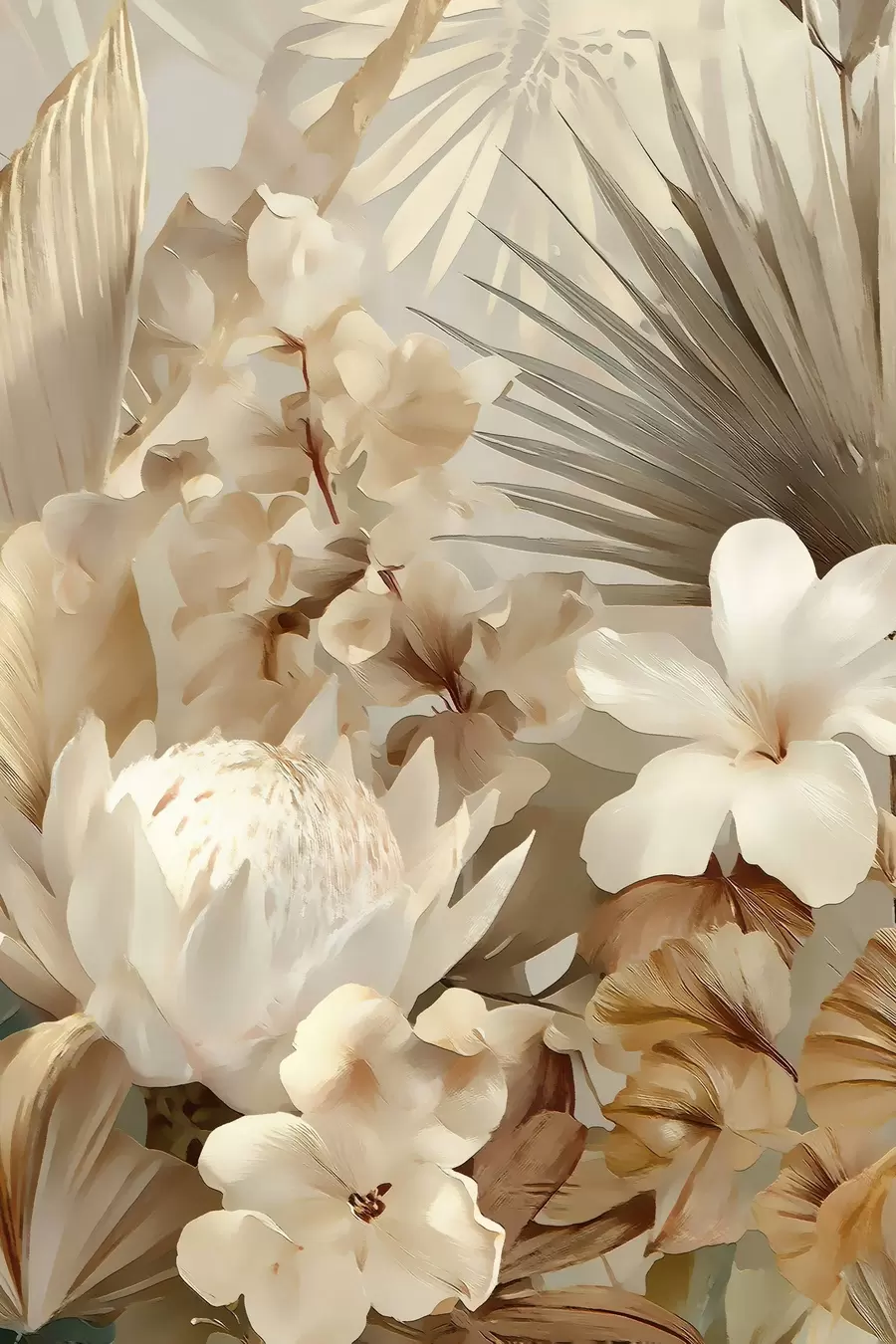 murales de pared Luz en las flores s48917