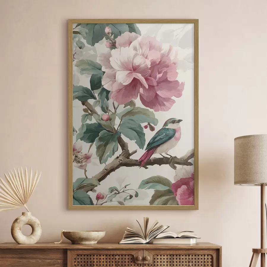 murales de pared Toque rosa f48914