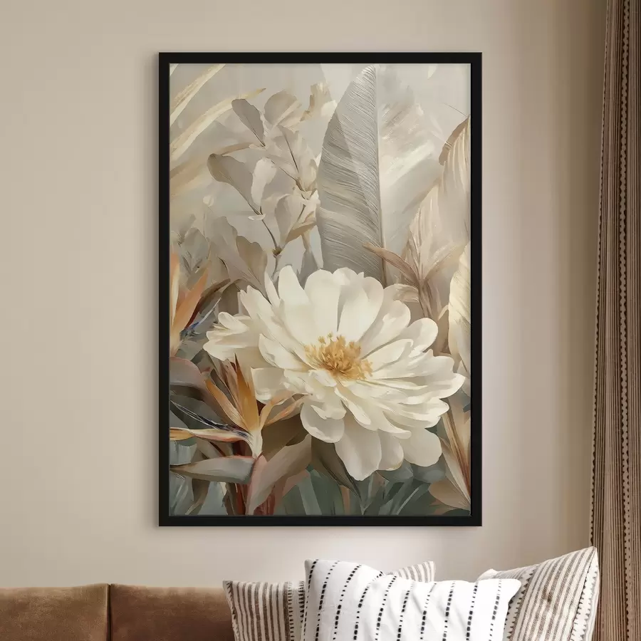 murales de pared La delicadeza de las peonías f48916